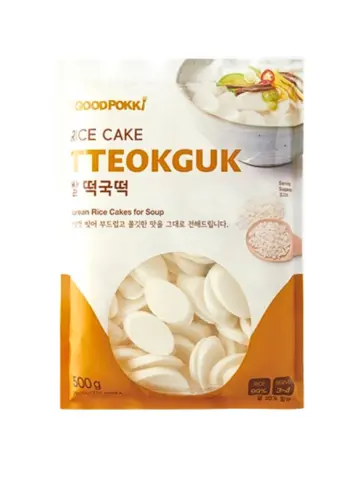 GOODPOKKI Tteokguk Rice Cake SLICE 500g | GOODPOKKI 年糕片 500g