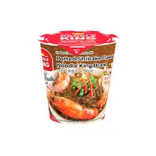 NOODLE KING Instant Glass Noodles Shiitake Flavor Cup 60g | NOODLE KING 速食粉丝 香菇味 碗装 60g