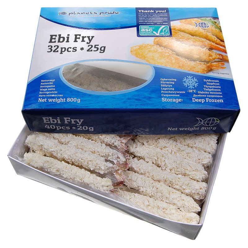 Planets Pride Ebi Fry/Torpedo 25g/pc 32pcs 800g | PP 证书 炸长虾 25g/只 32pcs 800g