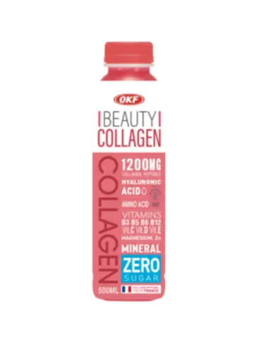 OKF Beauty Zero Sugar Collagen -juoma 500ml丨美颜零糖胶原蛋白饮品 500ml