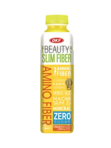 OKF Beauty Zero Sugar Slim Fiber -kuitujuoma, sokeriton 500ml丨美颜零糖纤维瘦身饮品 500ml