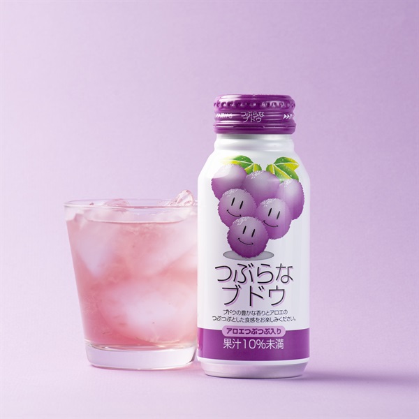 JP Tsuburana Budou Grape Juice 190g | 日本 紫葡萄味 果汁 190g