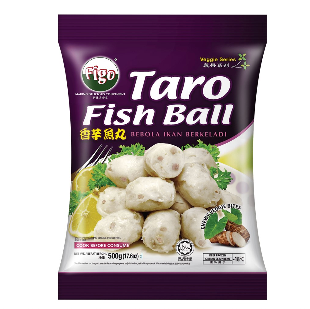 FIGO Taro Fish Ball 500g | FIGO 香芋鱼丸 500g
