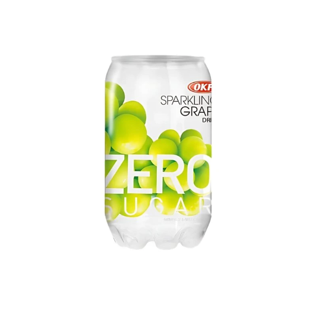 OKF Sparkling Drink Zero Sugar Grape Flavor 350ml｜OKF 零糖气泡水 葡萄味 350ml