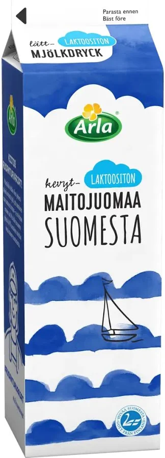 Arla Laktoositon Kevytmaitojuoma (ESL) 1L | Arla 无乳糖 半脂牛奶 1L