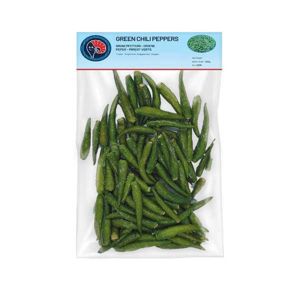 Mooijer Pakastettu Vihreä Chili 250 g | Mooijer 冷冻青辣椒 250g