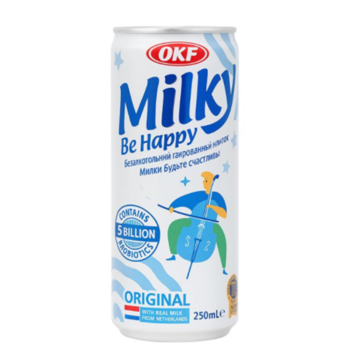 OKF Milky kuohuva juoma original 250 ml | 气泡饮料 原味 250ml