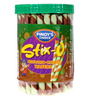 Pinoy's Choice Stix-O 威化蛋卷 巧克力味 280g | Pinoy's Choice Stix-O PH Wafer Sticks Chocolate Flavor 280g