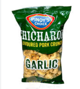 Pinoy's Choice Chicharon Valkosipulia 100 g | Pinoy's Choice 即食油炸猪皮 蒜香味 100g