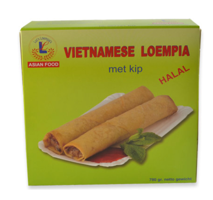 LUC'S LOEMPIA 越南鸡肉春卷 清真 780g | LUC'S LOEMPIA Vietnamese Chicken Spring Rolls Halal 780g