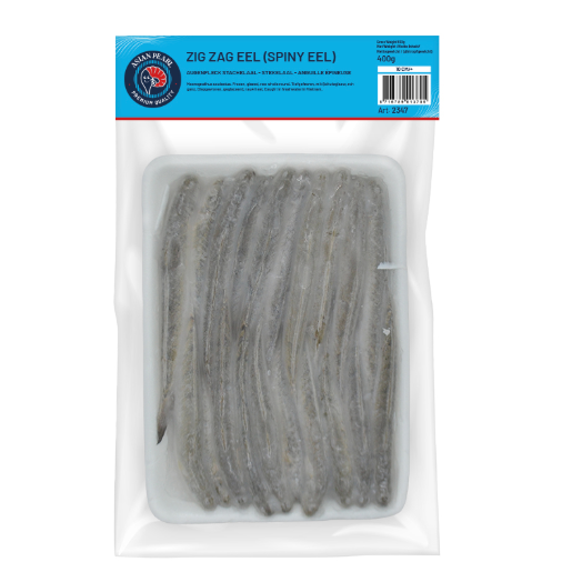 Asian Pearl 冷冻 锯齿鳗 10cm/+ 500g | Asian Pearl Frozen Zig zag Eel 10cm/+ 500g