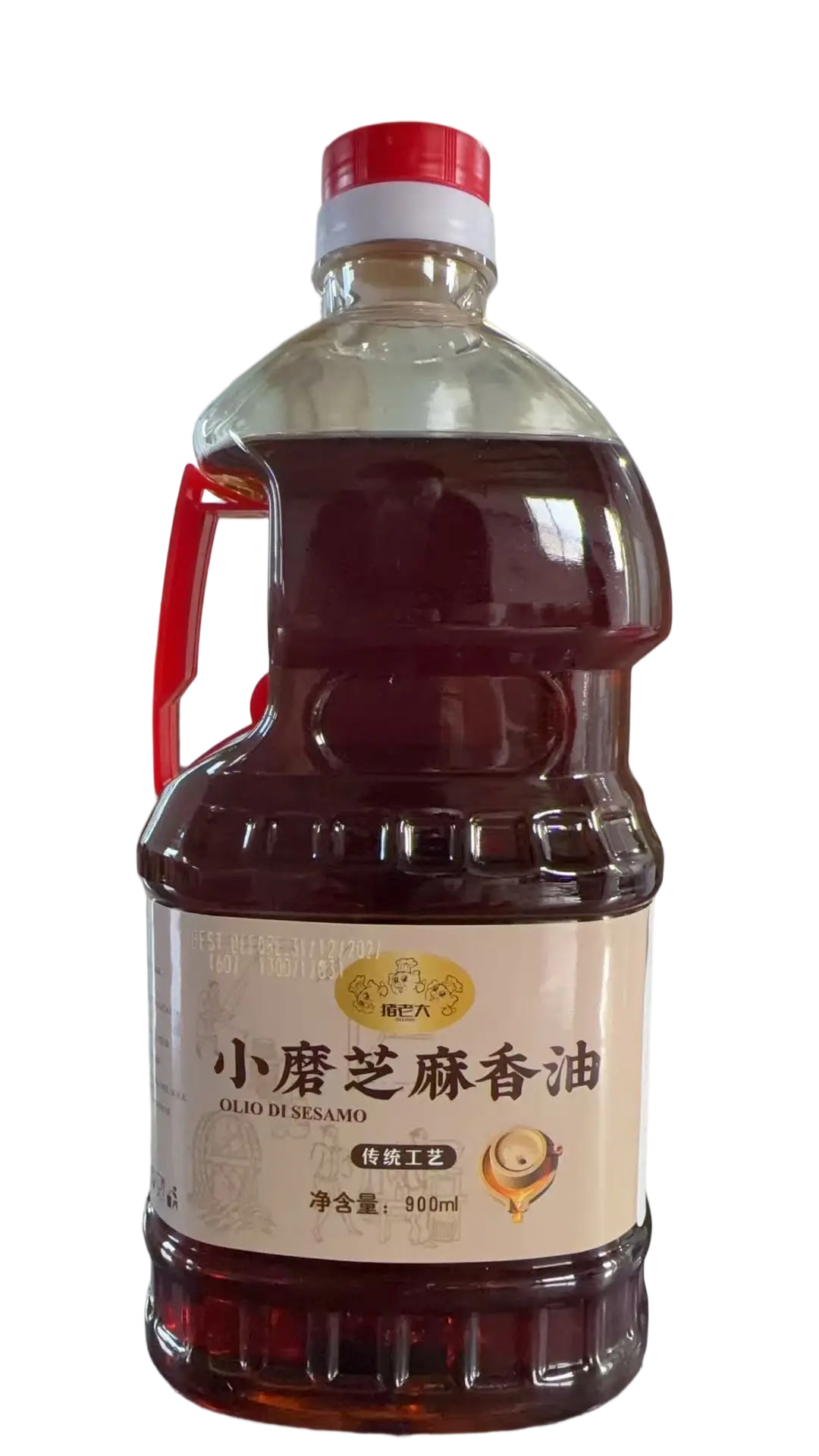 猪老大小磨芝麻香油 900ml | Zhu lao da sesame oil 900ml
