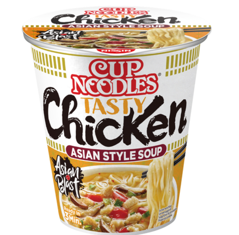 Nissin Instant Noodle Ginger Chicken Flavor Cup 63g | Nissin 方便面 姜味鸡汤味 杯面 63g