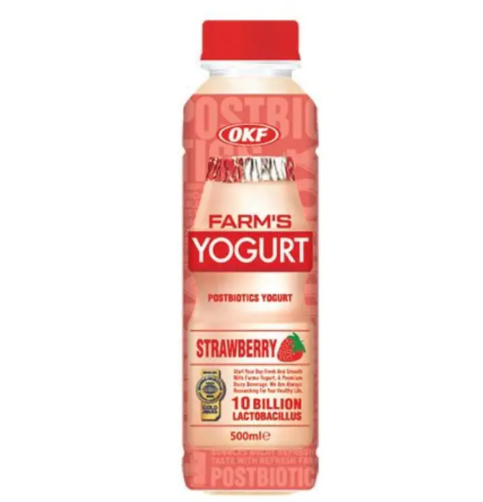 OKF Farms Yogurt Strawberry Maku 500 ml丨OKF Farms 酸奶饮料 草莓味 500ml 