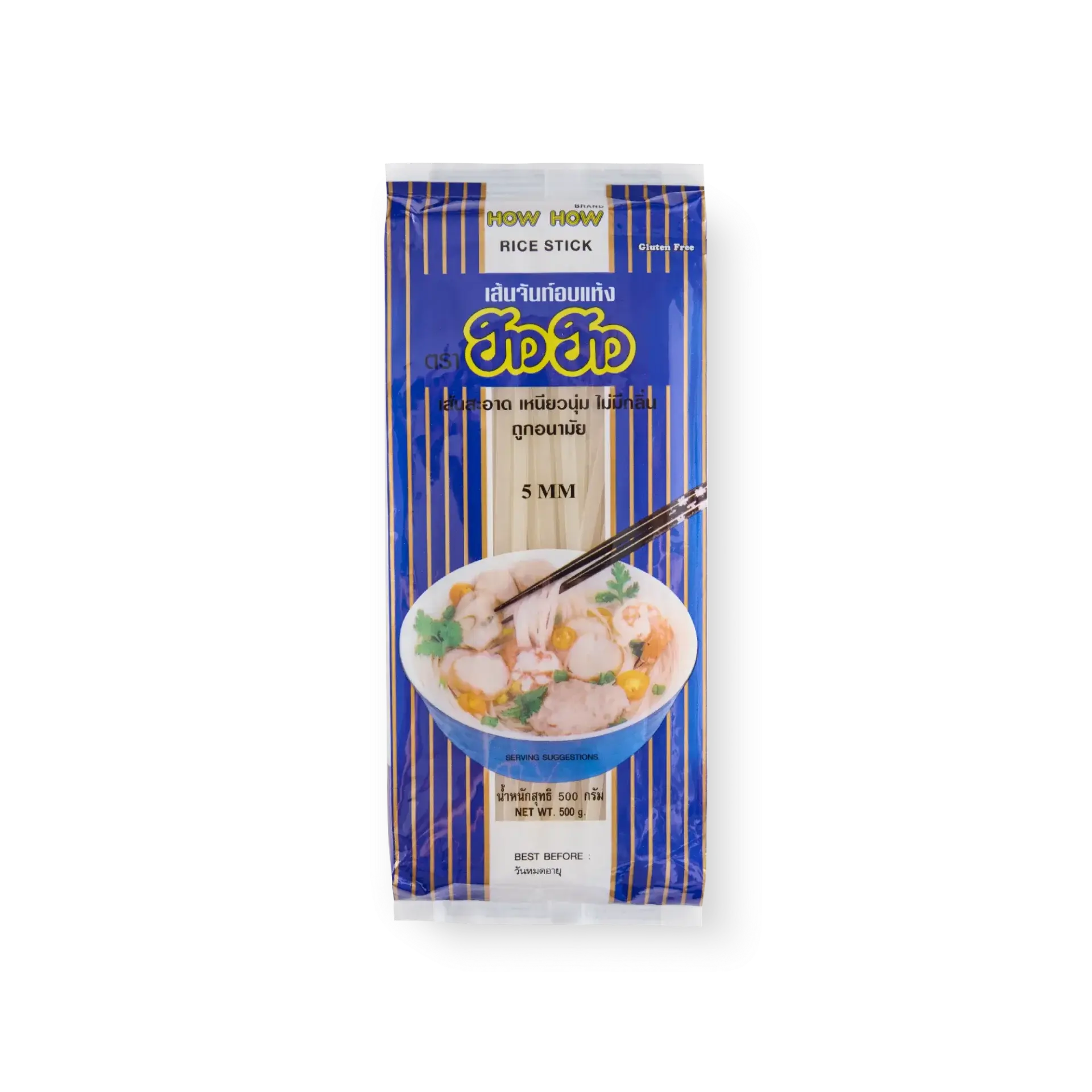 How How 米粉 (5mm) 500g | How How Rice Sticks (Straight) 5mm 500g