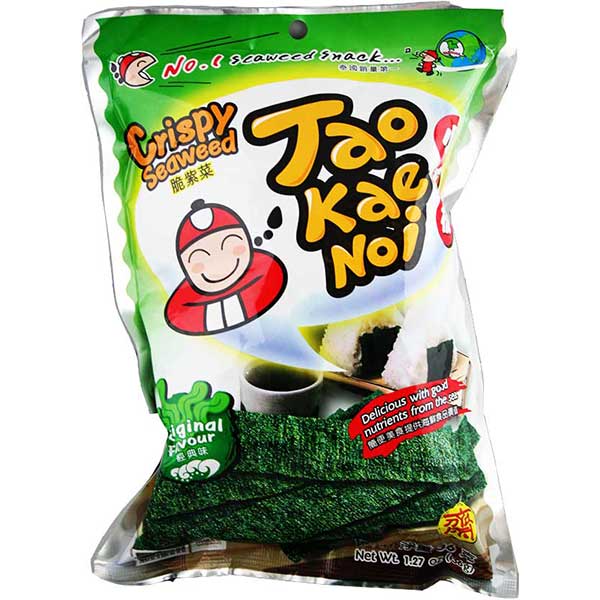 小老板 紫菜零食 原味 32g | TAOKAENOI Crispy Seaweed Original Flavor 32g