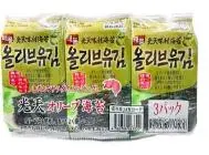 TEAPOONG Maustettu Merilevä Olive Oil 3-pack 9 g | TEAPOONG 调味海苔 橄榄油味 3包装 9g