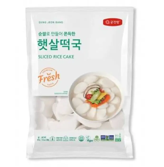 Gung Jeon Bang 韩国年糕片 500g | Gung Jeon Bang Rice Cake Slices 500g