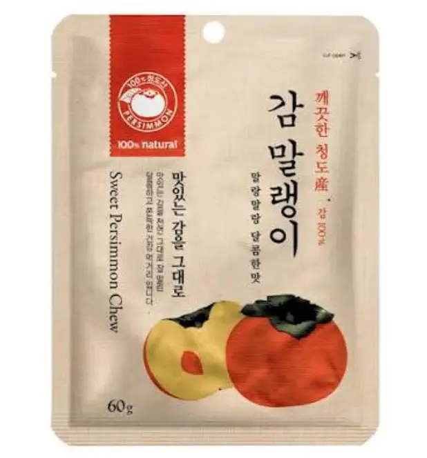 Hanwool Sweet Persimmon Chew Snack 60g | Hanwool 柿子干 60g