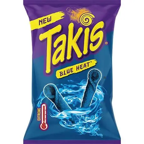 TAKIS Blue Heat 玉米卷脆片 特辣辣椒青柠味 100g | TAKIS Blue Heat Corn Snack Hot Chilli & Lime Flavor 100g