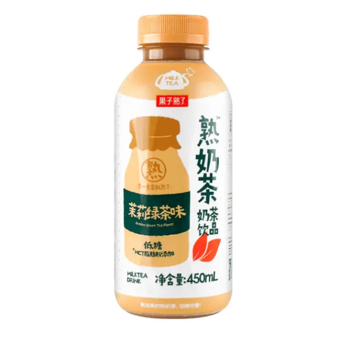 GZSL Milk Tea Jasmine Green Tea Flavor 450ml | 果子熟了 熟奶茶 茉莉绿茶味 450ml