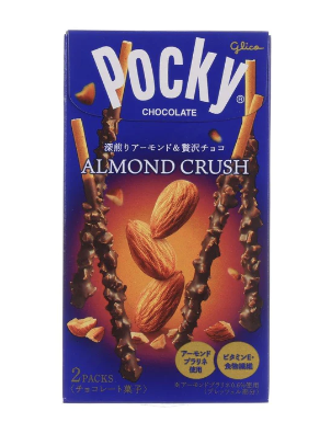 百奇 巧克力棒 杏仁味 46.2g | Glico Pocky Biscuit Sticks Almond Crush Flavor 46.2g