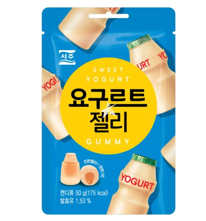 Seoju Jogurtinmakuiset hedelmäkarkit 50 g | Seoju 软糖 酸奶味 50g