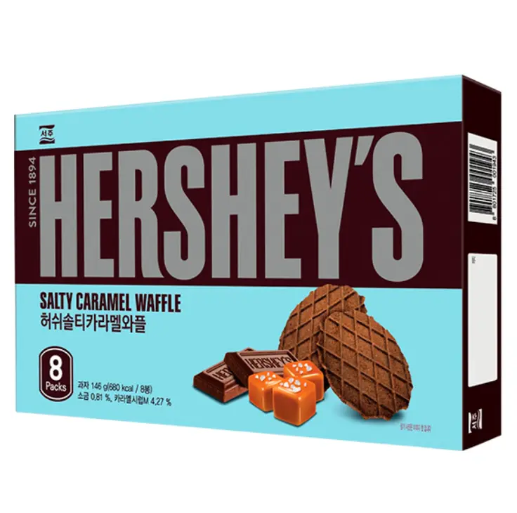 Seoju Hershey‘s Suolakinuskinmakuinen vohveli 55g | Seoju Hershey's 华夫饼 海盐焦糖味 55g 