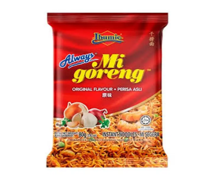 IBumie Mi Goreng Pikanuudelit, alkuperäinen maku 80g | IBumie 炒面 原味 80g