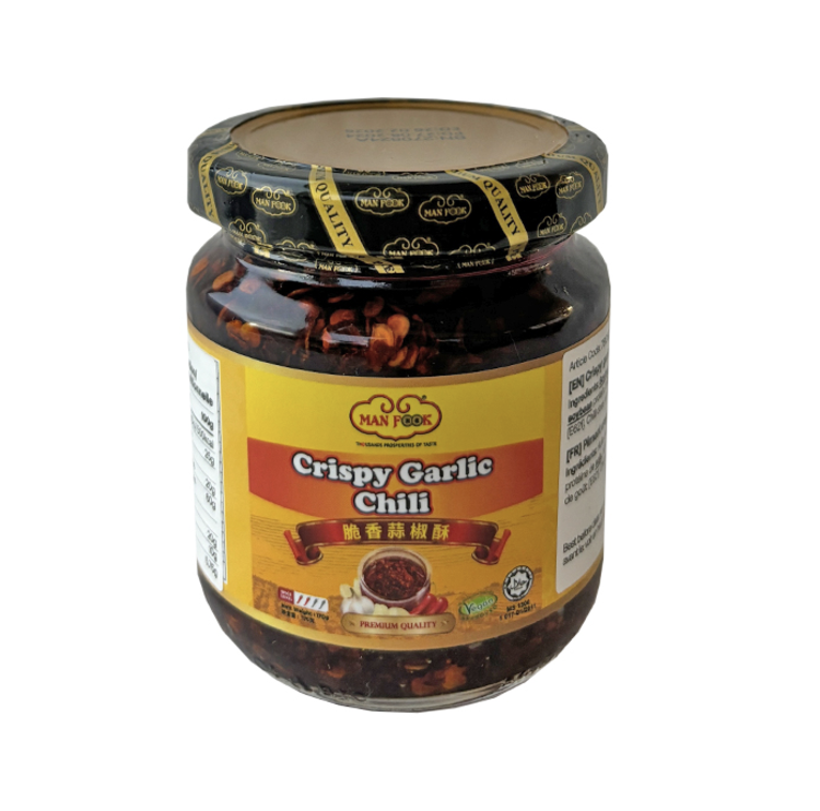 GL Rapea valkosipuli-chili 170 g | 金百合 蒜香辣椒脆 170g