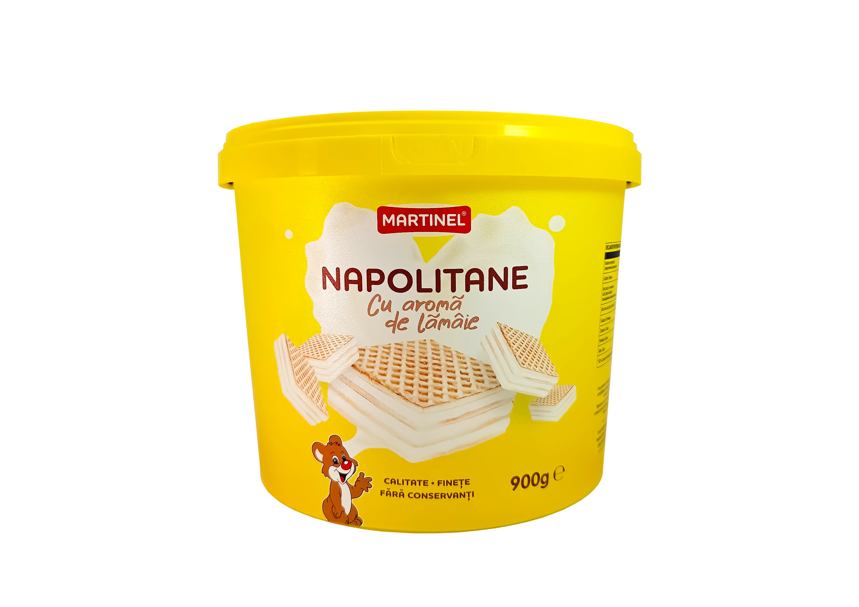 Martinel Napolitane Wafer Lemon Flavor 900g | Martinel 威化饼干 柠檬味 900g 