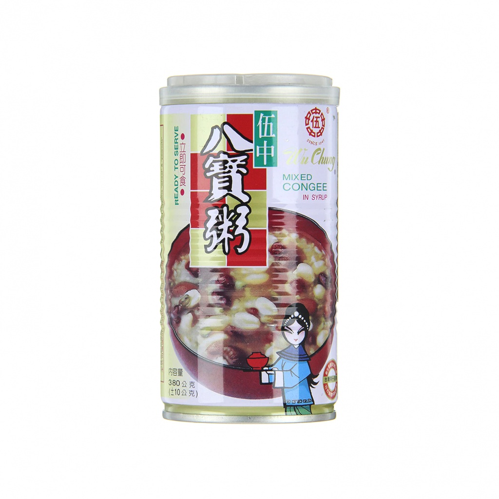 伍中 甜八宝粥 380g | Wu Chung Mixed Congee in Syrup 380g