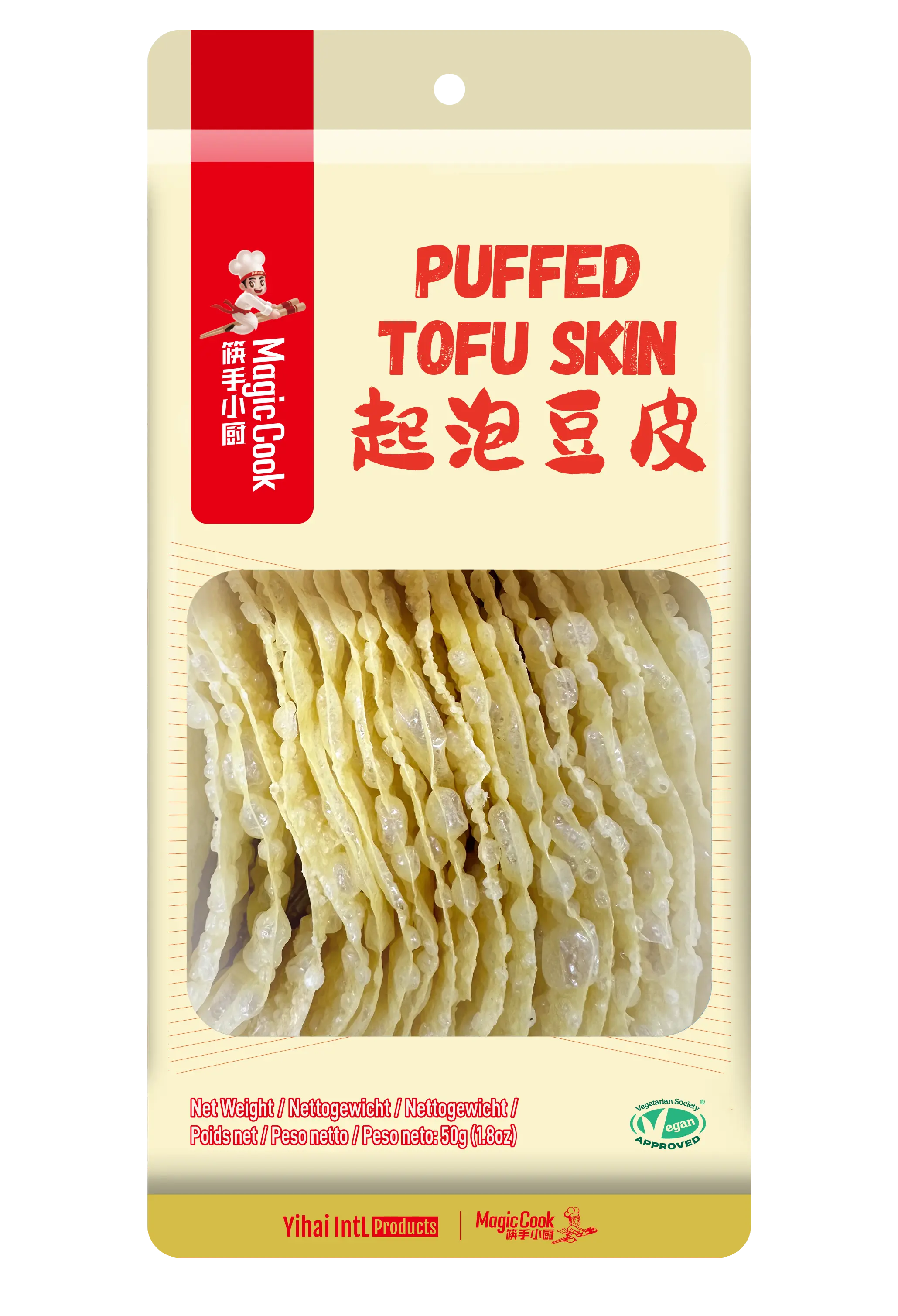 HAIDILAO Puffed Tofu Skin | 海底捞 起泡豆皮 50g