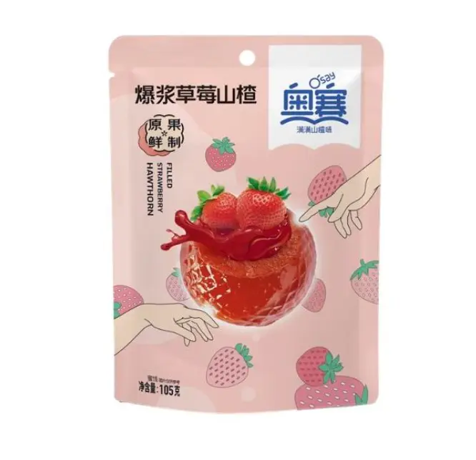 Aosai Orapihlajakakku mansikkatäytteellä 105g | 草莓爆浆山楂 105g