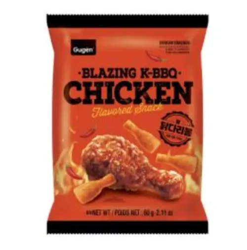 Gugen Drumstick Snack Hot Spicy Flavor 60g | Gugen 鸡腿形膨化零食 香辣味 60g