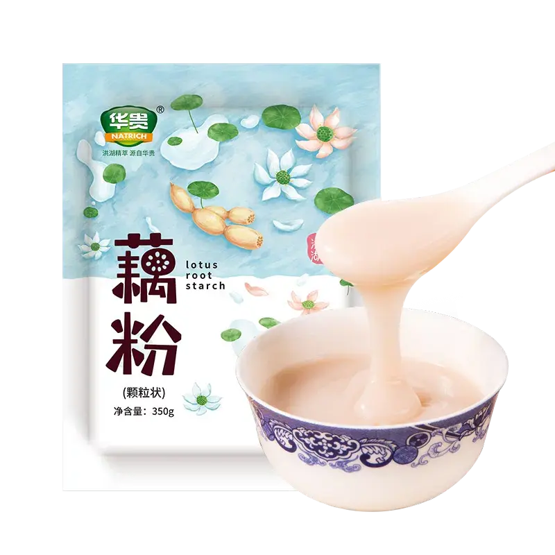Huagui Honghu -lootusjuuritärkkelys 350 g | 华贵洪湖藕粉 350g