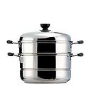 Stainless Steel 3-Tier Steamer 30cm | 不锈钢三层蒸锅 30厘米