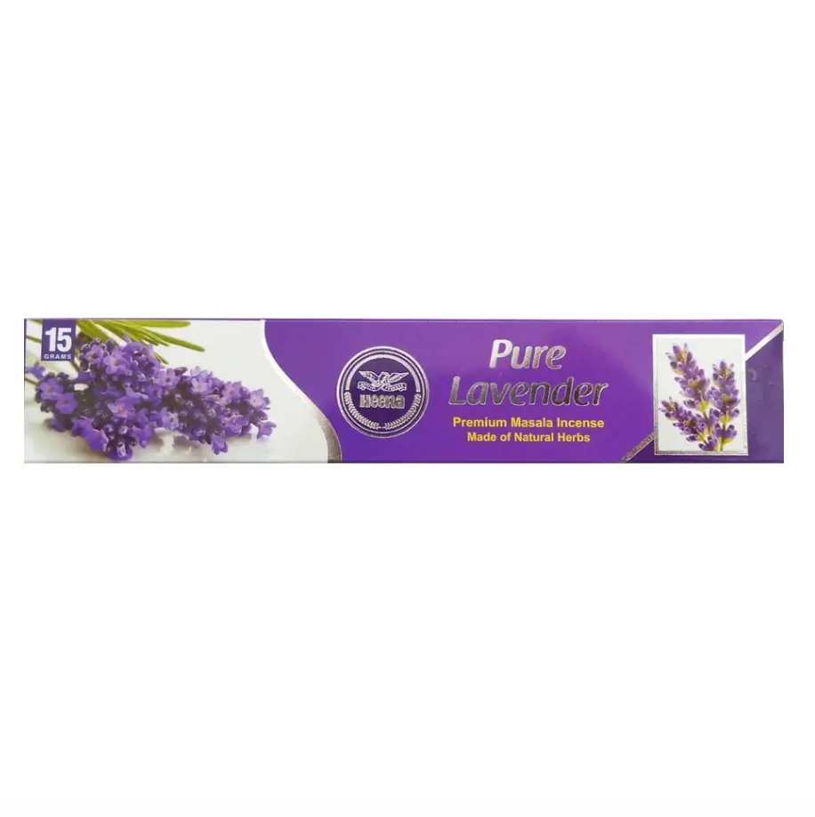 HEERA Laventelintuoksuiset suitsuketik tikut 15kpl/rasia | 纯薰衣草香薰线香 15支/盒