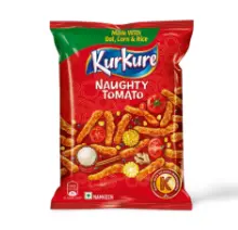 Kurkure Naughty Snack Tomato Flavor 68g | Kurkure Naughty 膨化零食 番茄味 68g