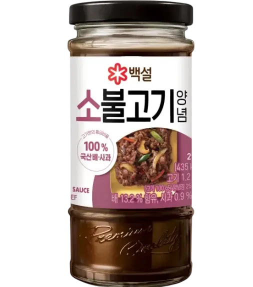  CJ BEKSUL Korean Beef Bulgogi Marinade Sauce 290G | CJ 白雪韩式烤牛肉酱 290G