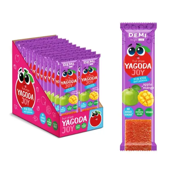 YAGODA JOY Omena-mangoinen hedelmäpatukka 15g | 水果条 苹果芒果味 15g