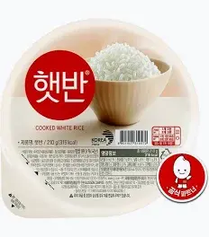 韩国速食白米饭 210g | HETBAHN Microwavable Cooked White Rice 210g 