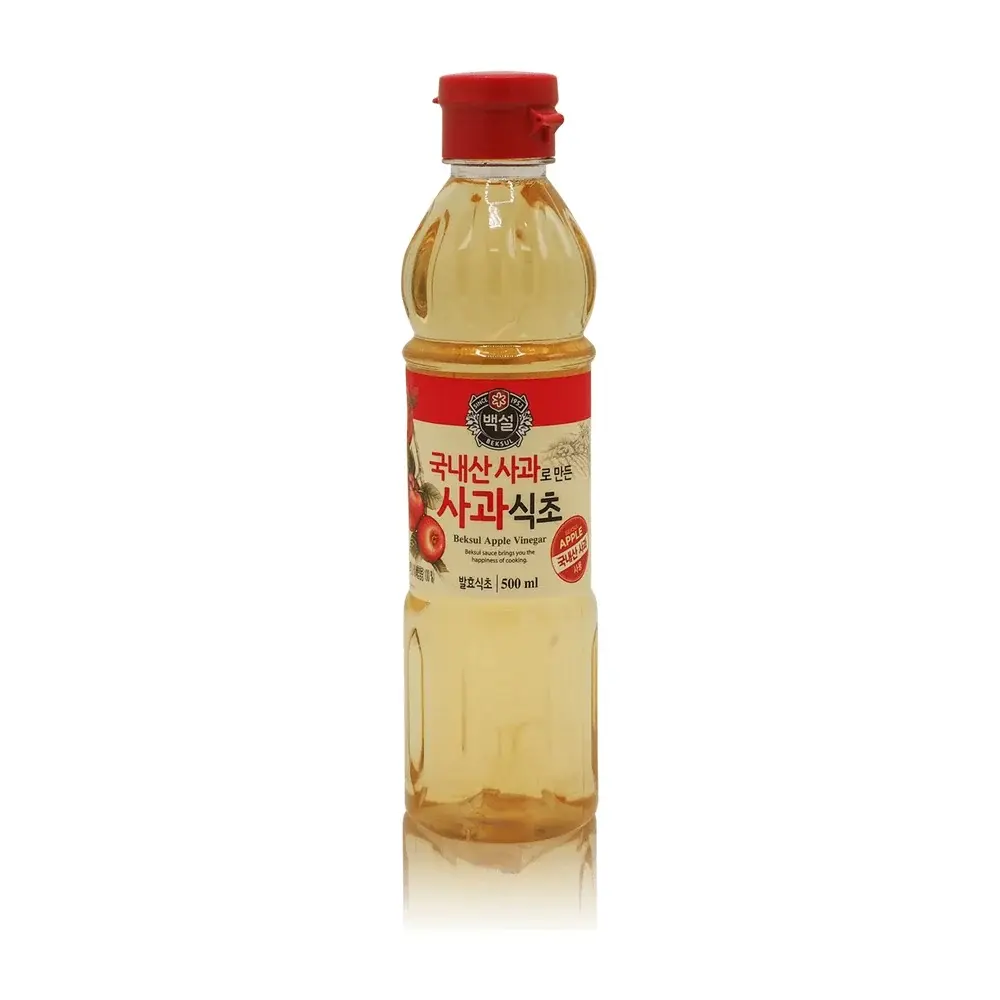 CJ BEKSUL Apple Flavoured Vinegar 500ml  | 韩国 苹果醋 500ml