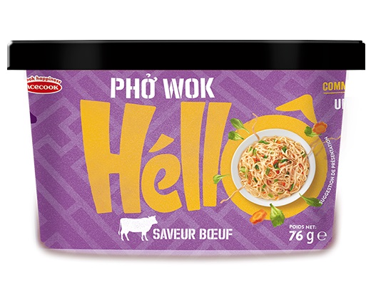 HelloKoppWok Naudanlihanmakuiset pikanuudelit Pho-tyyliin 76g | 越南河粉 牛肉味 76g