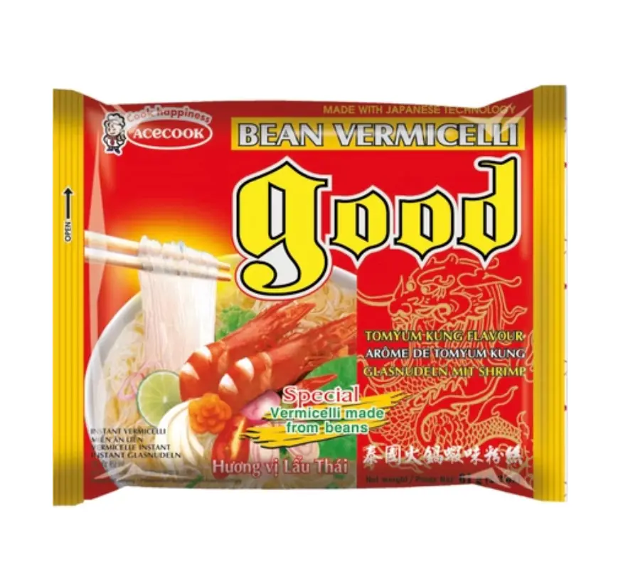 ACECOOK GOOD Bean Vermicelli Chicken Flavor 57g | ACECOOK GOOD 绿豆粉丝 鸡肉味 57g