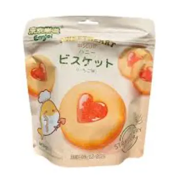 京京乐道 流心饼干 草莓味 88g | ENNJOI Sweetheart Biscuits Strawberry Flavor 88g