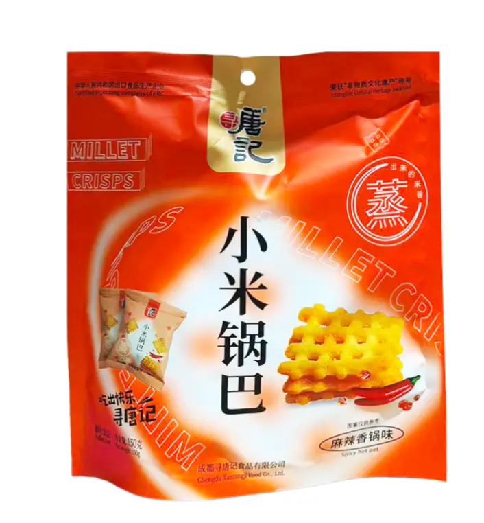 寻唐记 小米锅巴 麻辣香锅味 150g | XTJ Millet Crispy Rice Crackers Mala Dry Pot Flavor 150g