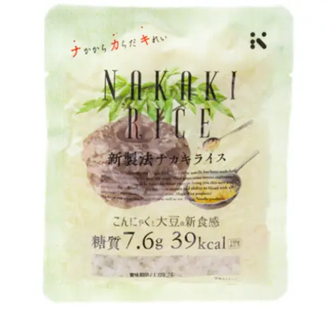 NAKAKI Konjak-riisi 180g | 蒟蒻纤食米 180g 