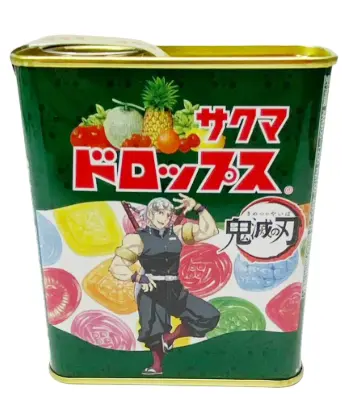 SAKUMA 水果什锦硬糖 铁盒 71g | SAKUMA Can Drops Hard Candy 71g