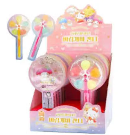 MEASTY Sanrio Characters Windmill Lollipop 22g | MEASTY 三丽鸥卡通造型风车棒棒糖 22g